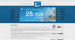 Desktop Screenshot of centrumdobrevule.cz