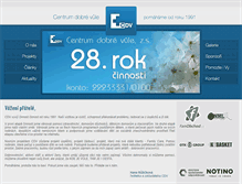 Tablet Screenshot of centrumdobrevule.cz